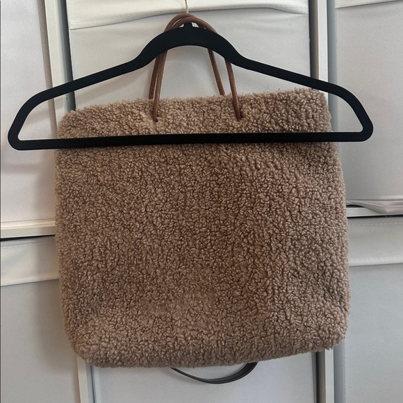 Anthropologie faux fur large crossbody shoulder bag - Picture 10 of 12